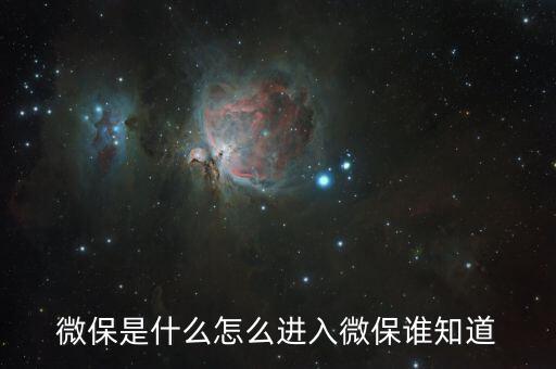 微保是什么怎么進(jìn)入微保誰(shuí)知道