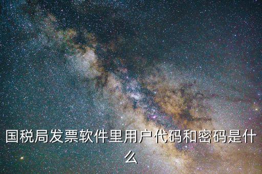 發(fā)票認證平臺登錄密碼是什么情況，國稅局發(fā)票軟件里用戶代碼和密碼是什么