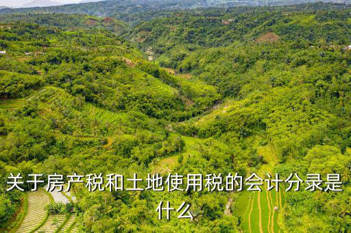 房產稅和土地使用稅計入什么科目，房產稅和土地稅應該用哪個科目核算