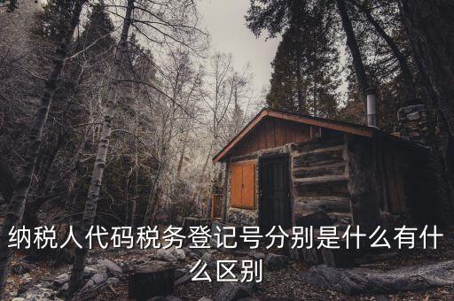關(guān)注成都稅務(wù)號是什么意思，納稅人代碼稅務(wù)登記號分別是什么有什么區(qū)別