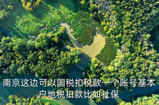 南京這邊可以國(guó)稅扣稅款一個(gè)賬號(hào)基本戶地稅扣款比如社保