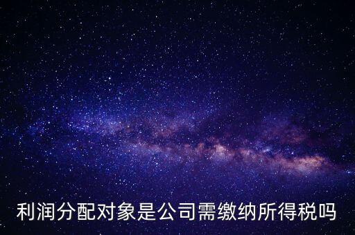 利潤分配交什么稅，企業(yè)年終利潤分配還要再繳什么稅嗎