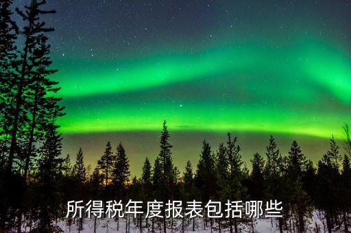 報(bào)稅的年度報(bào)表是什么，什么是年度報(bào)表