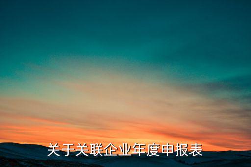 什么是關(guān)聯(lián)申報表，小規(guī)模納稅人2013年年報年度關(guān)聯(lián)企業(yè)申報表怎么填
