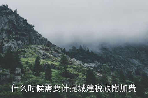 什么時候需要交附加稅，燃油附加稅什么時候會收取