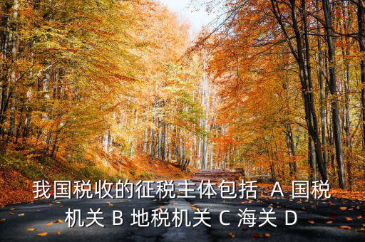 征收稅收的主體是什么，我國稅收的征稅主體包括  A 國稅機(jī)關(guān) B 地稅機(jī)關(guān) C 海關(guān) D