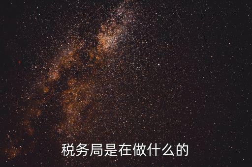 重慶國(guó)稅稅局干什么，稅務(wù)局是在做什么的