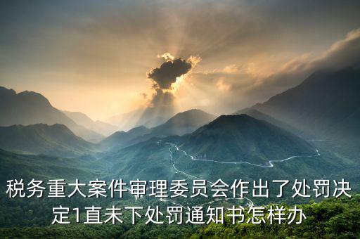 重大稅務(wù)案件審理委員會(huì)審什么，經(jīng)重大案件審理的稅務(wù)案件由哪一個(gè)部門移送
