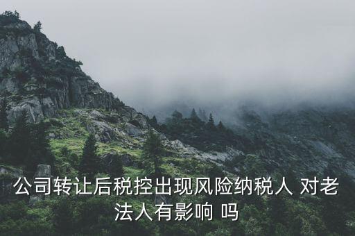 風(fēng)險(xiǎn)納稅人 有什么后果，公司轉(zhuǎn)讓后稅控出現(xiàn)風(fēng)險(xiǎn)納稅人 對(duì)老法人有影響 嗎