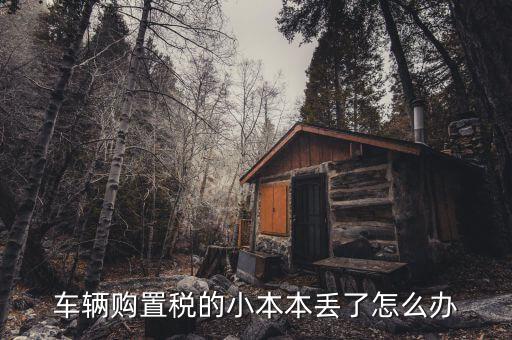 購置稅本丟失如何補(bǔ)辦，車輛購置稅完稅證明本丟了怎么補(bǔ)辦