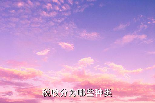 如何對稅收進(jìn)行分類，我國的稅收分類方式主要有哪些