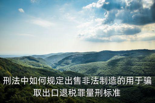 如何騙取出口退稅，請問關于騙取出口退稅罪的認定