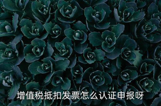 如何認(rèn)證抵扣發(fā)票，增值稅抵扣發(fā)票怎么認(rèn)證申報(bào)呀