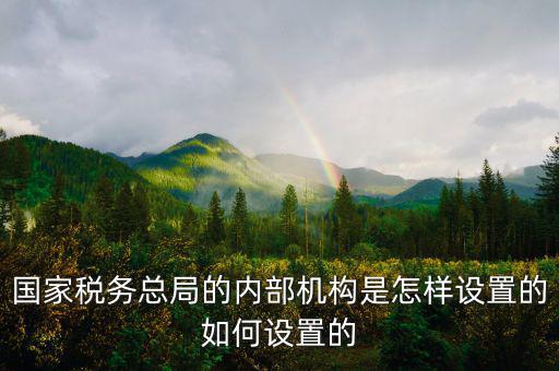 市稅務(wù)局如何設(shè)立區(qū)稅務(wù)機(jī)構(gòu)，稅務(wù)部門(mén)的部門(mén)設(shè)置