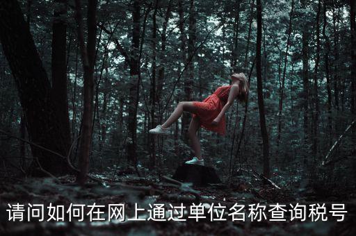 如何通過公司名稱查稅號，知道公司名字怎么查稅號嗎