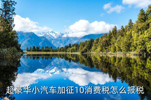 豪華車消費稅如何繳納，汽車消費稅和購置稅
