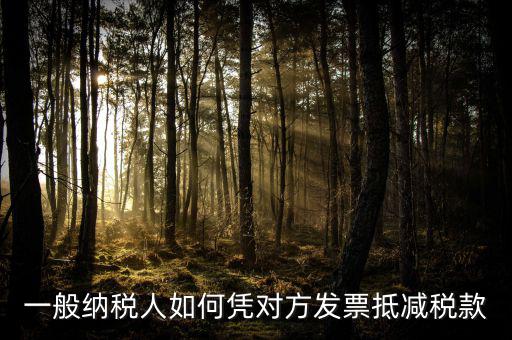 成本票如何抵減增值稅，一般納稅人如何憑對方發(fā)票抵減稅款