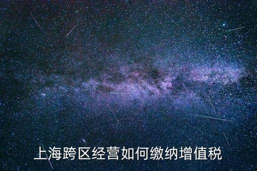 外出經(jīng)營(yíng)增值稅如何繳納，上?？鐓^(qū)經(jīng)營(yíng)如何繳納增值稅