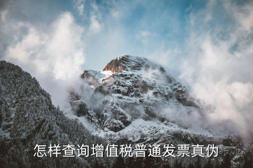 如何查普通發(fā)票真?zhèn)尾樵?，如何查詢普通增值稅發(fā)票真?zhèn)尾樵?/></a></span><span id=