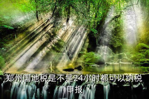 鄭州如何進(jìn)行地稅網(wǎng)上申報(bào)，鄭州國地稅是不是24小時(shí)都可以納稅申報(bào)