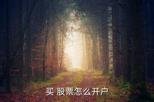 買(mǎi) 股票怎么開(kāi)戶
