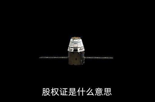 什么是權(quán)證，股權(quán)證是什么意思