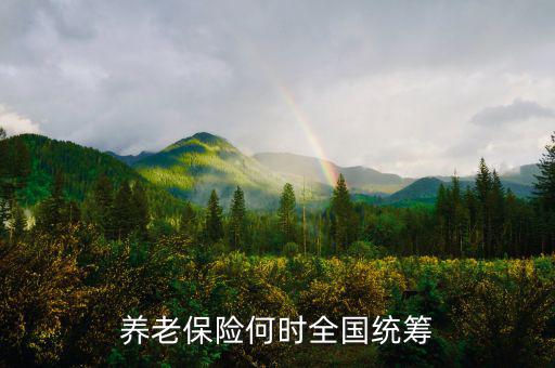 養(yǎng)老金統(tǒng)籌什么時(shí)間出臺(tái)，養(yǎng)老金何時(shí)統(tǒng)徼