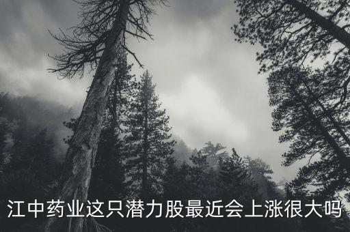 江中藥業(yè)什么時(shí)候漲，江中藥業(yè)這只潛力股最近會(huì)上漲很大嗎