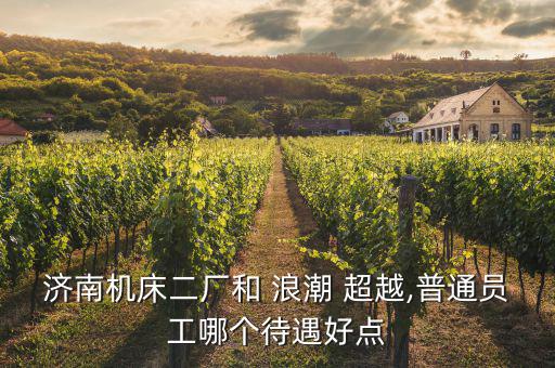 濟(jì)南機(jī)床二廠和 浪潮 超越,普通員工哪個待遇好點
