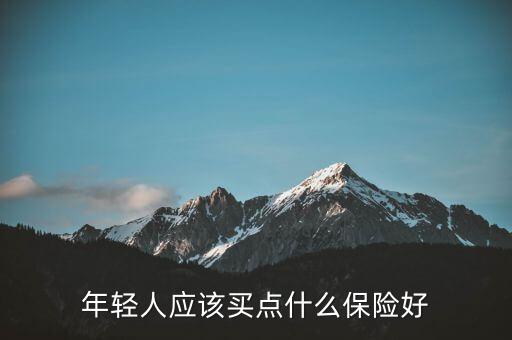 年輕人適合買什么保險，青少年買什么保險好