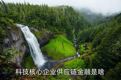 什么是科技與金融對接，科技核心企業(yè)供應(yīng)鏈金融是啥