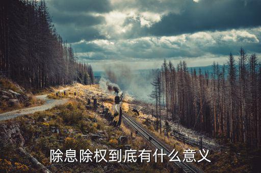 股票除息除權(quán)對股票持有者有什么好處，除息和除權(quán)我們股民有好處嗎