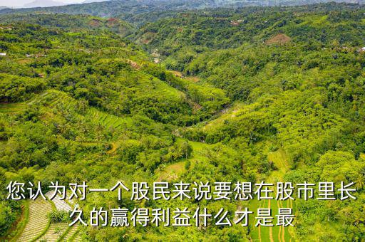 什么才是股票中最重要的技術(shù)，您認(rèn)為對(duì)一個(gè)股民來說要想在股市里長(zhǎng)久的贏得利益什么才是最