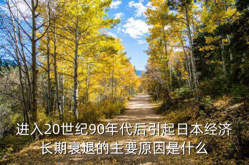進入20世紀90年代后引起日本經濟長期衰退的主要原因是什么