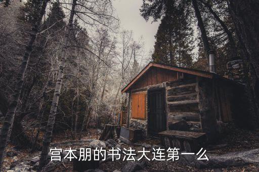 80后書法家叫什么，宮本朋的書法大連第一么
