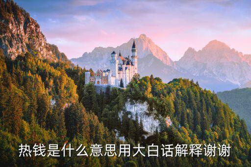 熱錢(qián)是什么意思用大白話(huà)解釋謝謝