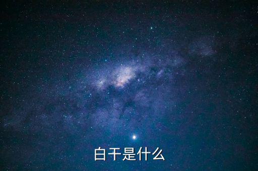 白干酒是什么，老白干酒是什么酒