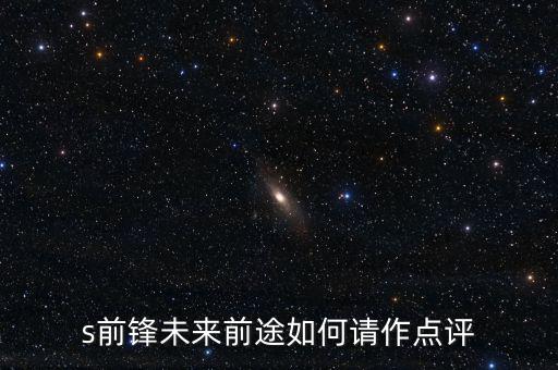 s前鋒做什么產(chǎn)業(yè)，s前鋒未來前途如何請作點評