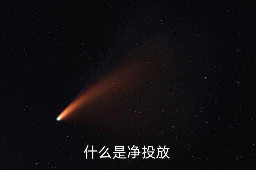 什么是凈投放，什么為凈投放