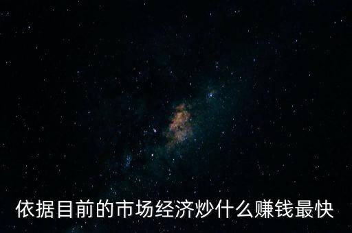 炒什么賺錢，依據(jù)目前的市場經(jīng)濟炒什么賺錢最快