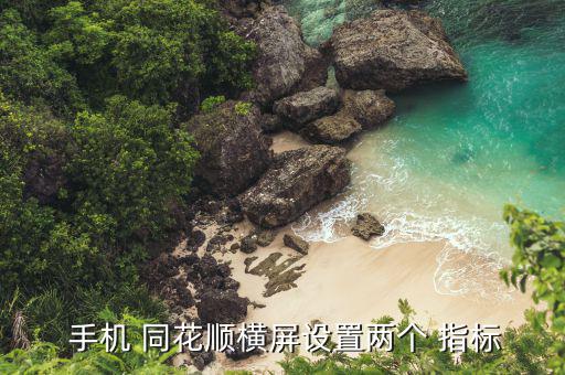  手機 同花順橫屏設(shè)置兩個 指標(biāo)