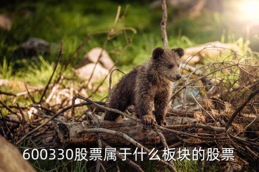 曙光股份是什么板塊，600330股票屬于什么板塊的股票
