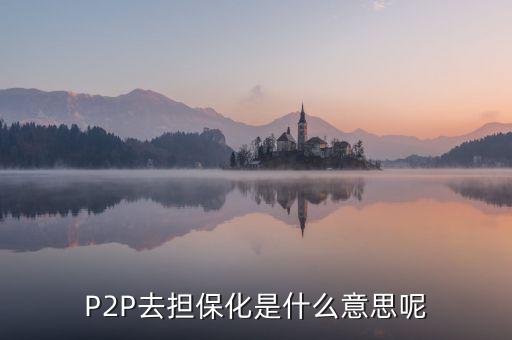 P2P去擔(dān)?；鞘裁匆馑寄? class=