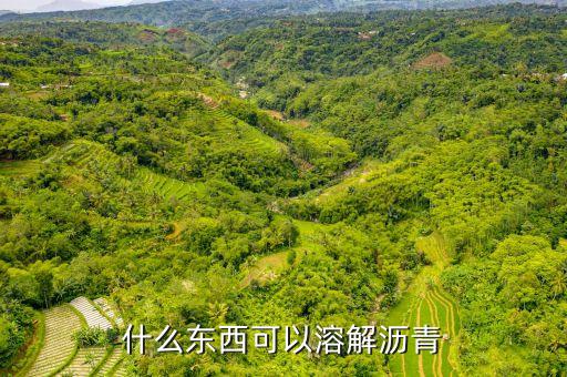 瀝青融解什么，什么可以溶解瀝青