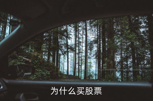 為什么會買股票，為什么買股票