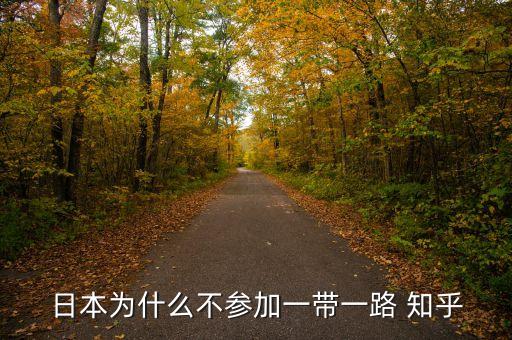 為什么不支持一帶一路，日本為什么不參加一帶一路 知乎
