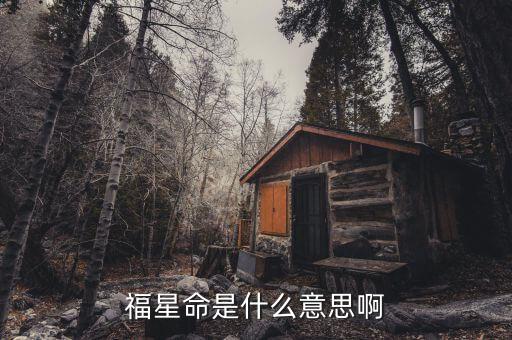 天福星是什么意思，福星是什么意思