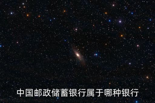 中國郵政儲蓄銀行屬于哪種銀行