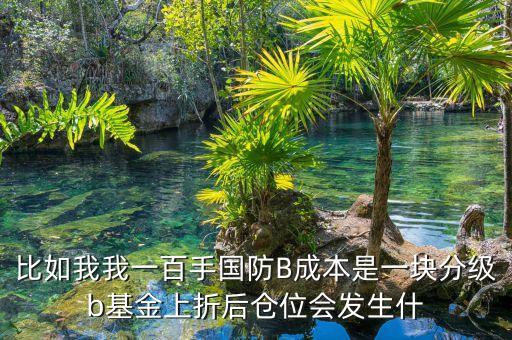 比如我我一百手國防B成本是一塊分級b基金上折后倉位會(huì)發(fā)生什