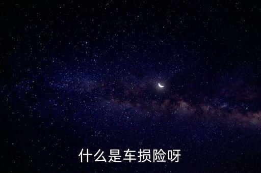 汽車車損險是什么，汽車什么是車損險定義
